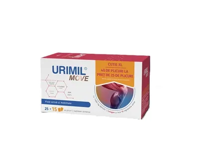 URIMIL MOVE X 25 PLICURI + 15 PLICURI GRATIS