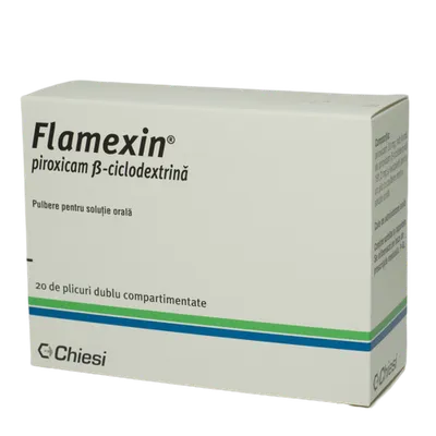 Flamexin 20mg pulbere pentru solutie orala, 20 plicuri, Chiesi Pharmaceuticals