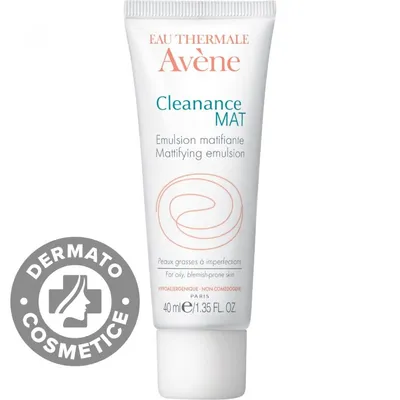 Emulsie matifianta pentru ten gras cu imperfectiuni Cleanance Mat, 40 ml, Avene