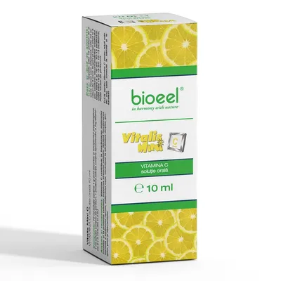 Solutie orala Vitamina C Vitalis Mini C, 10ml, Bioeel