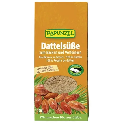 Indulcitor pudra din curmale eco, 250g, Rapunzel