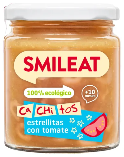 Mancare din paste cu rosii +10 luni Bio, 230g, Smileat