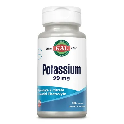 Potasiu Kal, 99 mg, 100 capsule, Secom