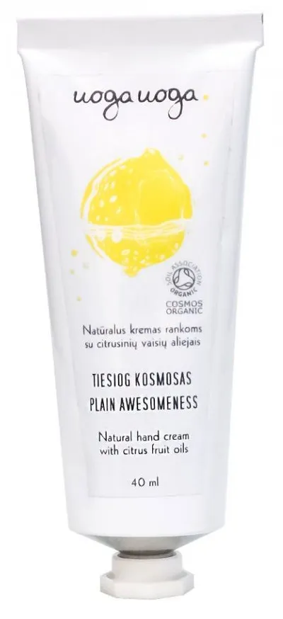 Crema de maini cu uleiuri de fructe citrice Bio Plain Awesomeness, 40ml, Uoga Uoga