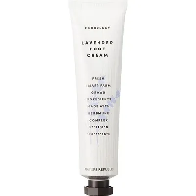 Crema pentru picioare cu lavanda Herbology, 70ml, Nature Republic