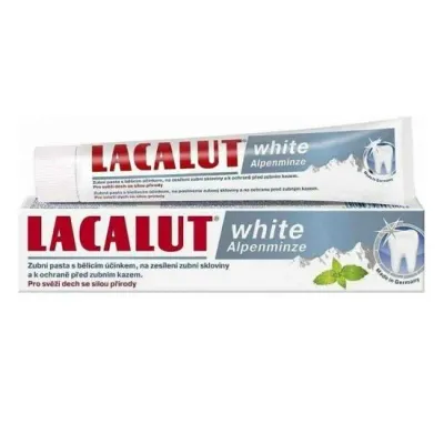Pasta de dinti White Alpenminze, 75 ml, Lacalut
