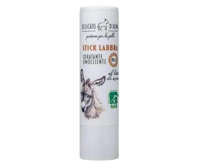 Balsam de buze bio hidratant si reparator cu lapte de magarita Delicato d'Asina, 15ml, Florinda