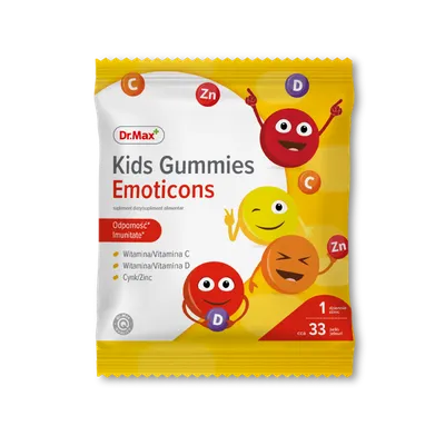 Dr. Max Kids Gummies Emoticons, 33 jeleuri