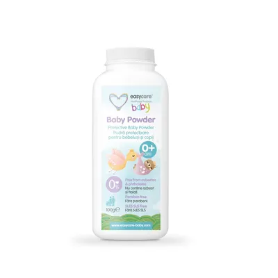 Pudră de talc pentru bebeluși, 100g, EasyCare