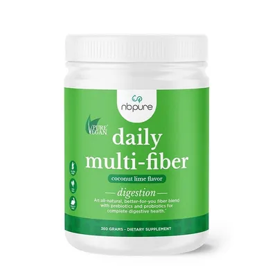 GNC FIBRE DIETETICE CU AROMA DE COCOS SI LIME 360G