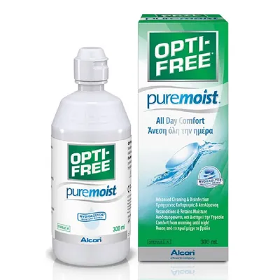 Solutie Opti-Free Pure Moist, 300 ml, Alcon