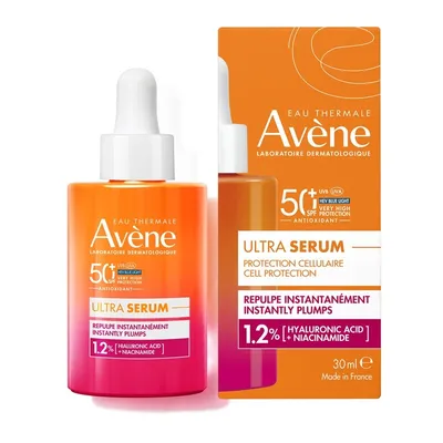 AVENE ULTRA SERUM SPF50+ CU EFECT DE REUMPLERE IMEDIATA 30 ML