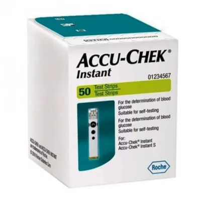 Teste glicemie Glucometru Accu-Chek Instant, 50 bucati, Roche