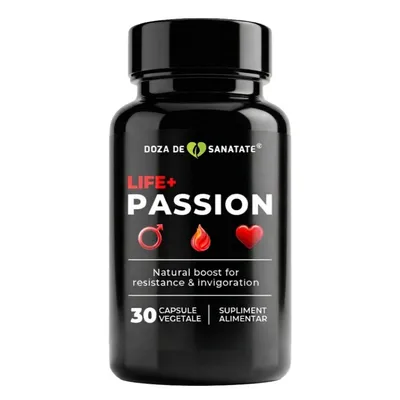 Passion Life+, 30 capsule vegetale, Doza de Sanatate