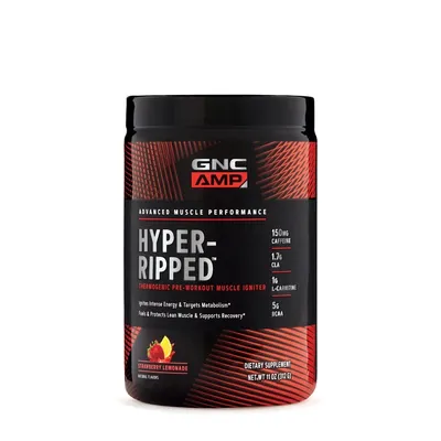 Formula Pre-Workout cu aroma de capsuni AMP, 317.76g, GNC