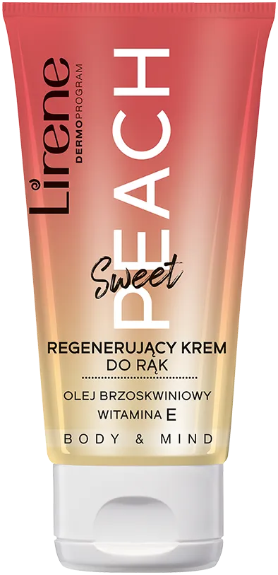 Crema de maini regeneranta peach Body & Mind, 50ml, Lirene