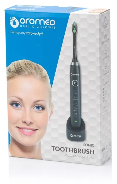 Periuta sonica adulti black, 1 bucata, Oromed