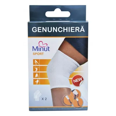 Genunchiera elastica, 9266, L, 2 bucati, Minut
