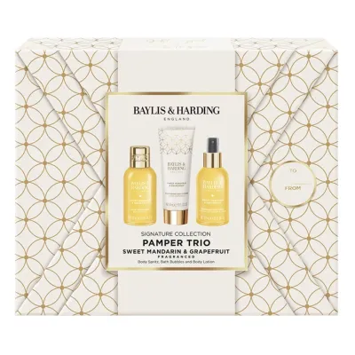 Set cadou pentru îngrijirea corpului Sweet Mandarin & Grapefruit, 3 piese, Baylis & Harding