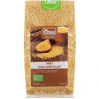 Mei decortificat Bio, 500g, Obio