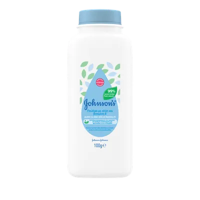 Pudra cu Aloe Vera si Vitamina E, 100 g, Johnson&Johnson
