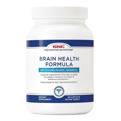 GNC Brain Health Formula Preventive Nutrition - 60 tablete