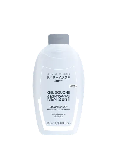Gel de dus & Sampon 2in1 Men Urban Swing, 600ml, Byphasse