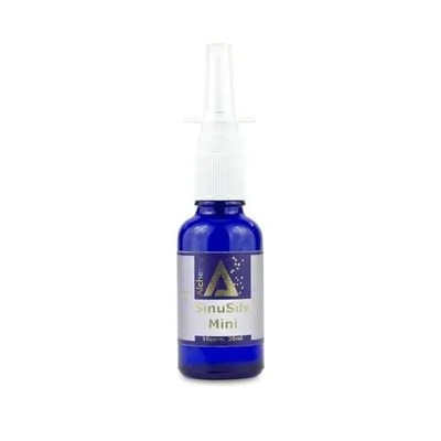 Mini atomizator nazal cu argint coloidal SinuSilv 10ppm, 30ml, Alchemy