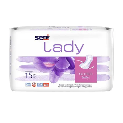 Absorbante pentru incontinenta Lady Super, 15 bucati, Seni