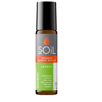 ROLL-ON ENERGY CU ULEIURI ESENTIALE PURE ORGANICE ECOCERT 10ML SOIL