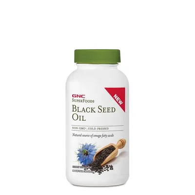 GNC SUPERFOODS BLACK SEED OIL 90 CAPSULE