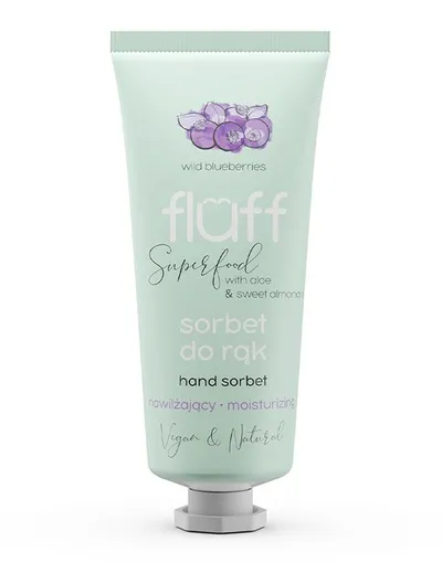 Crema de maini sorbet cu afine salbatice, 50ml, Fluff