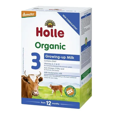 Formula de lapte praf Organic 3 +12 luni, 600g, Holle Baby Food
