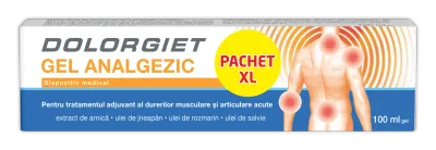 Dolorgiet Gel Analgezic, 100 ml -20% Reducere, Zdrovit