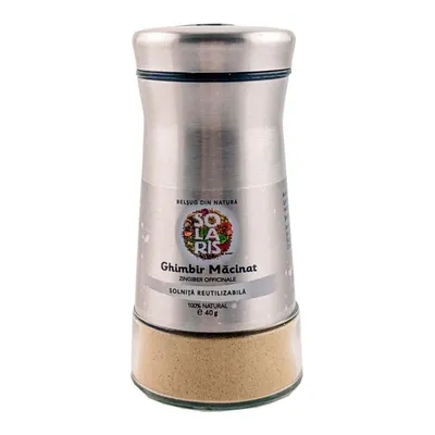 Ghimbir macinat solnita reutilizabila, 40g, Solaris