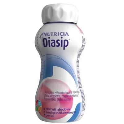 Diasip cu aroma de capsuni, 200 ml, Nutricia