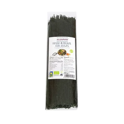 Spaghetti integrale eco cu alge marine, 250g, Algamar