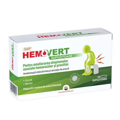 HEMOVERT SUPOZITOARE 10 BUCATI