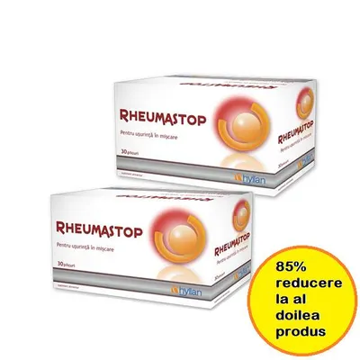 RHEUMASTOP 30PLICURI 1 + 1 85% REDUCERE
