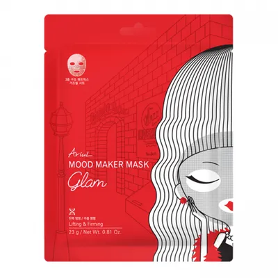 Masca servetel antirid si fermitate Mood Maker Mask Glam, 23g, Ariul