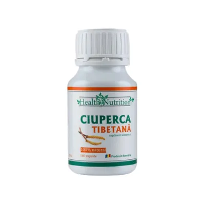 Ciuperca tibetana, 180 capsule, Health Nutrition