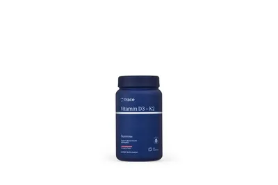 TRACE MINERALS D3+K2 CU AROMA DE CAPSUNI 60 TABLETE