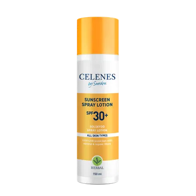 Spray lotiune pentru protectie solara Herbal SPF30, 150ml, Celenes