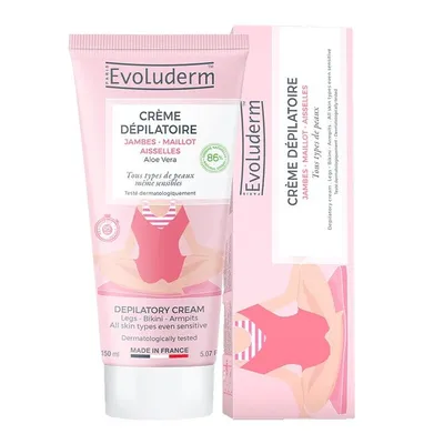 Crema depilatoare Aloe Vera, 150ml, Evoluderm