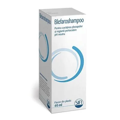 Solutie pentru curatarea pleoapelor Blefaroshampoo, 40ml, Sifi