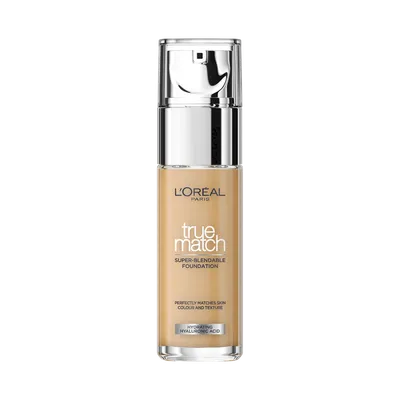 Fond de ten infuzat cu acid hialuronic True Match 5N Sable Sand, 30ml, L'Oreal Paris
