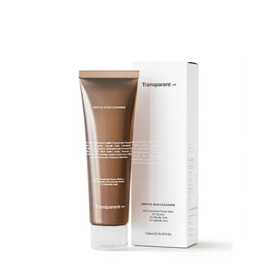 Gel de curatare exfoliant cu apa de musetel si acid glicolic 5%, 150ml, Transparent Lab