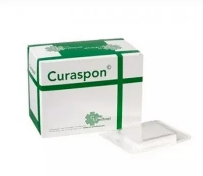 Burete hemostatic Curaspon 80 x 50 x 10 mm, 20 bucati, Curamedical