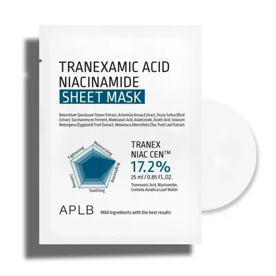 Masca tip servetel cu Acid Tranexamic si Niacinamide, 25 ml, Aplb