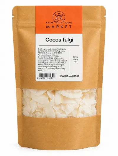 Cocos Fulgi, 300 g, Bio-Market